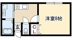 コートヤード伊勝 1階/1D