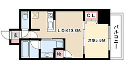 Grand-PlaceMizuho 1LDKの間取図画像