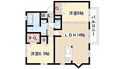 メイプルヒルズ　Ａ 2階