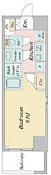 BPRResidence丸の内 1Kの間取図画像