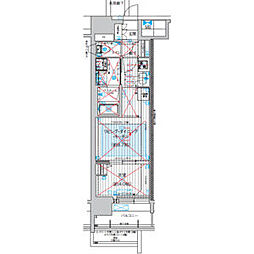 名古屋市昭和区桜山町2丁目マンション 1LDKの間取図画像