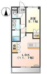 ピュア ガーデン 1階