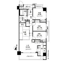 バンベール伏屋 4LDKの間取図画像