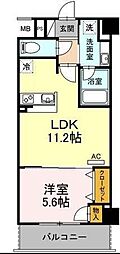 Grand-PlaceMizuho 1LDKの間取図画像