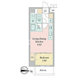 ヴェルデシア名駅南(旧ルネフラッツ名駅南) 4階