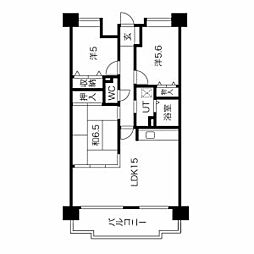 シティ・ライフグランヴィーネ星ケ丘B棟 3LDKの間取図画像