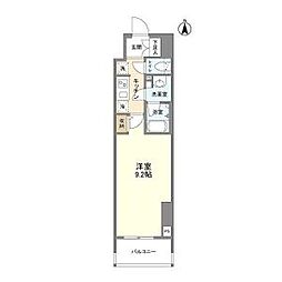 ELSTANZA徳川 1Kの間取図画像