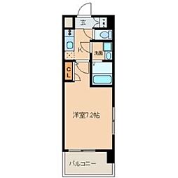 UURコート名古屋名駅 1Kの間取図画像