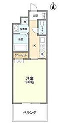 エルメディオ千種 1Kの間取図画像