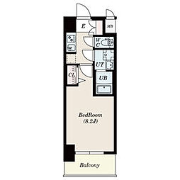 S-RESIDENCE庄内通 1Kの間取図画像