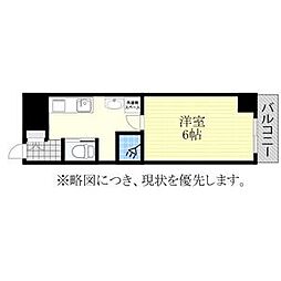 ライオンズマンション新栄 1Kの間取図画像