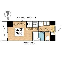 フェア・ステージ 1Kの間取図画像