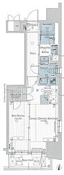 エステムプラザ名古屋丸の内 1LDKの間取図画像
