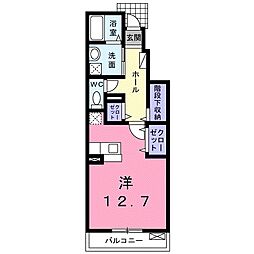 A&Kハイツ ワンルームの間取図画像