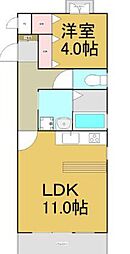 ChariotGrande 1LDKの間取図画像