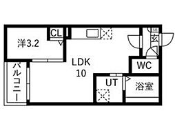 Jack inakami I 1LDKの間取図画像