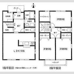 花みずき 3SLDKの間取図画像