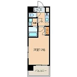 UURコート名古屋名駅 1Kの間取図画像