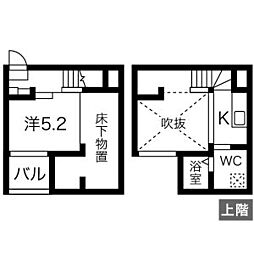 SARA 1Kの間取図画像