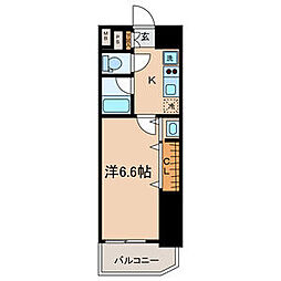 ベレーサ名駅ウエスト 1Kの間取図画像