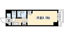 アムール虹ケ丘 1Kの間取図画像
