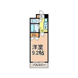 コンホール千種 1Kの間取図画像