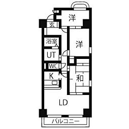 フレンドビル21 3LDKの間取図画像