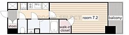 プレサンス名古屋グロウ 1Kの間取図画像