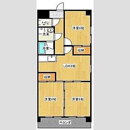 アビタシオン千種 3LDKの間取図画像