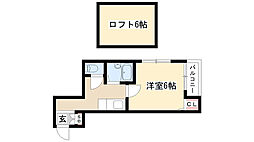 コンフォート吹上 1Kの間取図画像