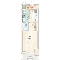 エステムコート名古屋今池アーバンゲート 1Kの間取図画像