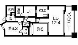 meLiV上前津 2LDKの間取図画像