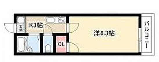 スプリングコート C201｜愛知県名古屋市中村区城屋敷町１丁目(賃貸アパート1K・2階・22.16㎡)の写真 その2