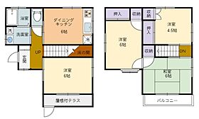 幸手市中５貸家  ｜ 埼玉県幸手市中５丁目16-15（賃貸一戸建4DK・2階・69.55㎡） その2