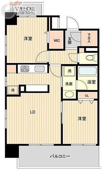 グラディート町田 1003｜東京都町田市原町田１丁目(賃貸マンション2LDK・10階・55.53㎡)の写真 その2