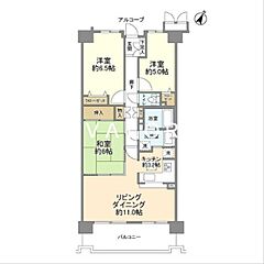 物件の間取り