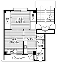 ビレッジハウス向田2号棟 0101 ｜ 長野県小諸市市町３丁目9-1（賃貸マンション2K・1階・33.61㎡） その2