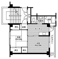 ビレッジハウス豊浦1号棟 0103 ｜ 栃木県那須塩原市豊浦34（賃貸マンション2K・1階・33.54㎡） その2