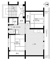 ビレッジハウス駒ヶ根1号棟 0201 ｜ 長野県駒ヶ根市赤穂8180-1（賃貸マンション2LDK・2階・53.96㎡） その2