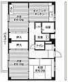 ビレッジハウス阿久和3号館4階7.8万円