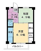 2階 / 2K / 28.98㎡