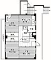 ビレッジハウス田谷2号館3階5.4万円