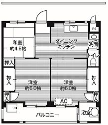 🉐敷金礼金0円！🉐ビレッジハウス愛生6号棟