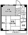 ビレッジハウス川井宿6号棟5階6.0万円