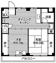 3階 / 2DK / 45.36㎡