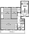 雇用促進住宅栗沢宿舎1号棟2階2.8万円