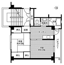 ビレッジハウス白岩2号棟 0507 ｜ 岩手県遠野市松崎町白岩字畑中12-1（賃貸マンション2K・5階・33.61㎡） その2