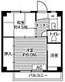 ビレッジハウス下北2号棟3階2.6万円