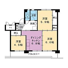 物件の間取り