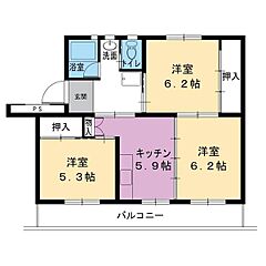 物件の間取り
